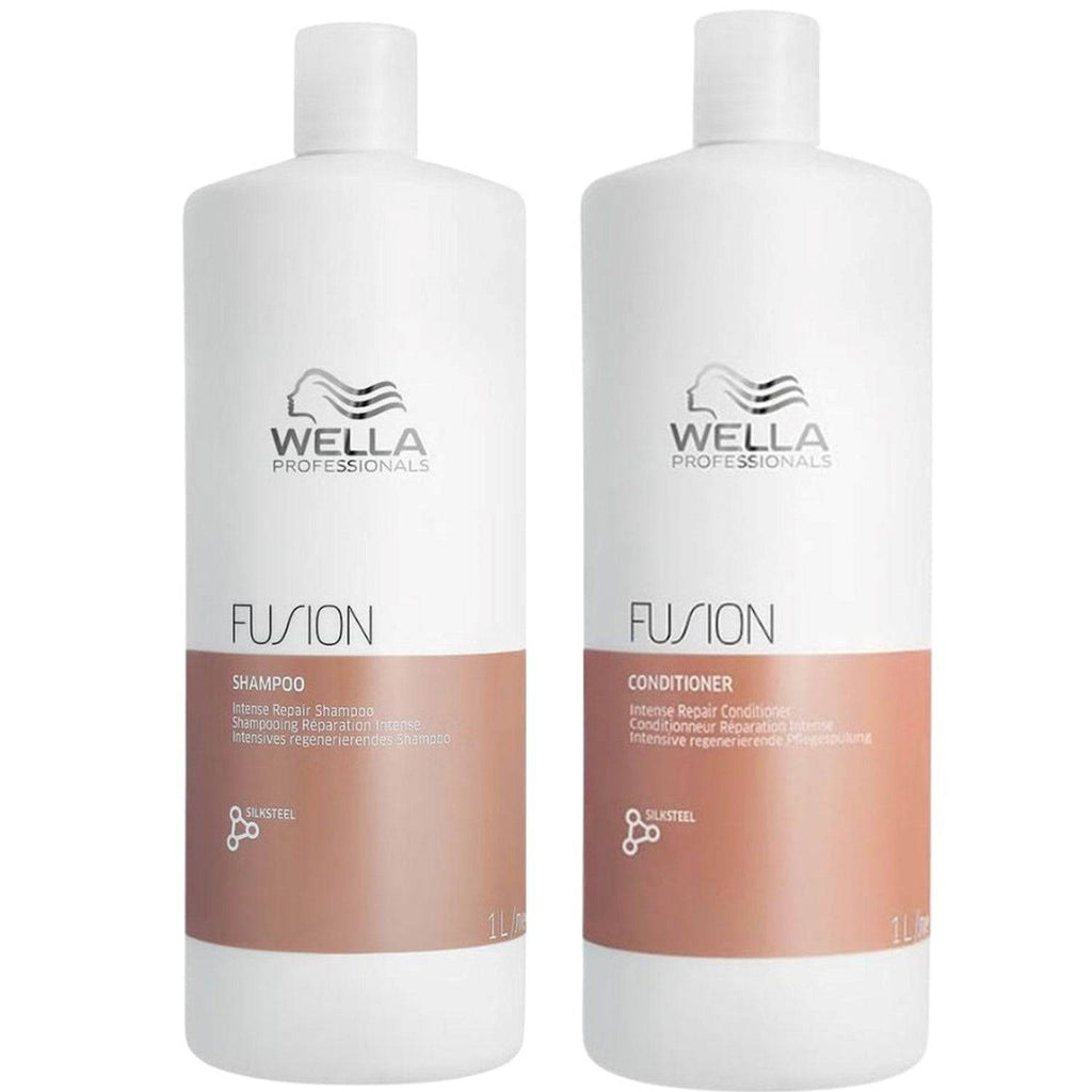 Wella Fusion Intense Repair Shampoo and Conditioner 1lt Duo Pack - Australian Salon Discounters