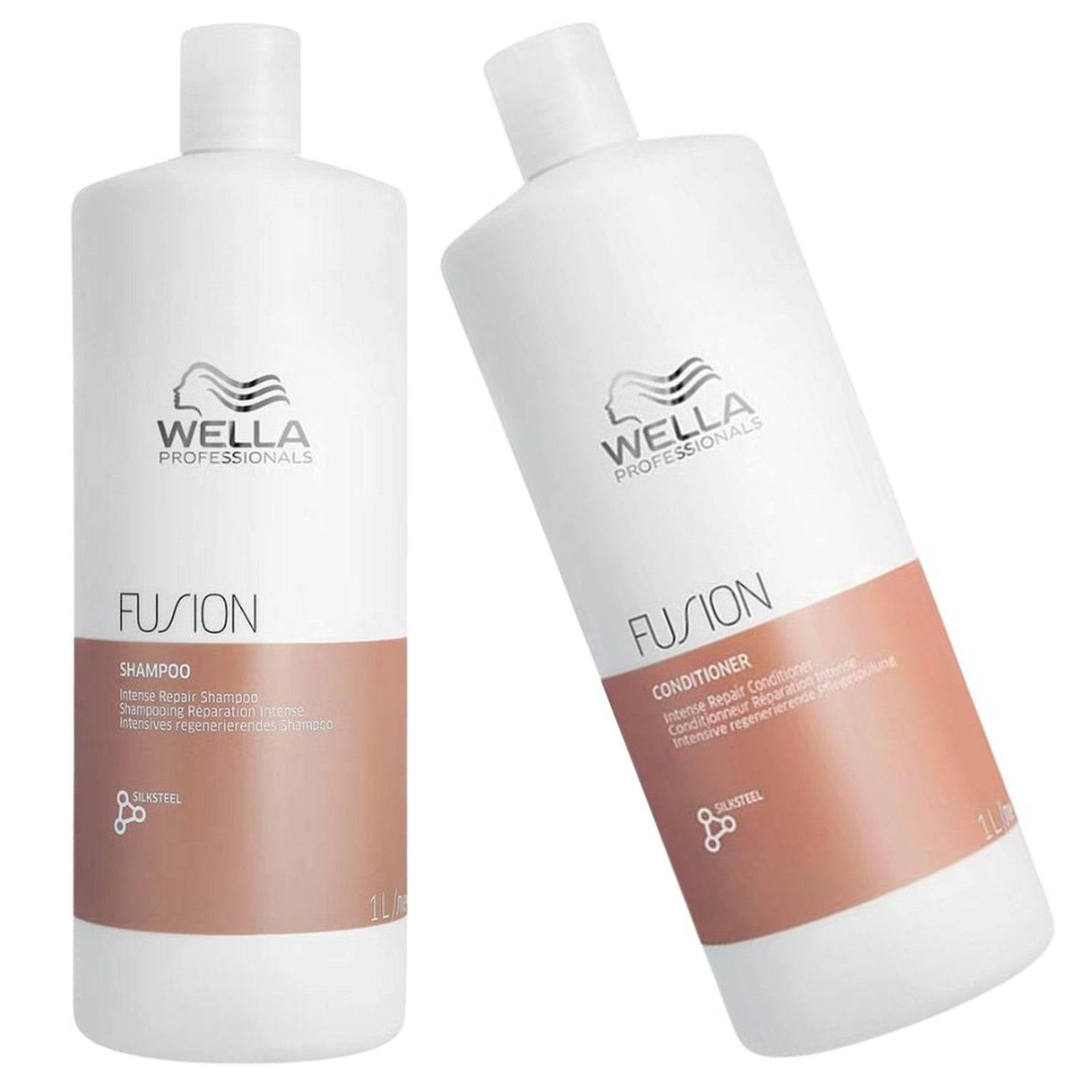 Wella Fusion Intense Repair Shampoo and Conditioner 1lt Duo Pack - Australian Salon Discounters