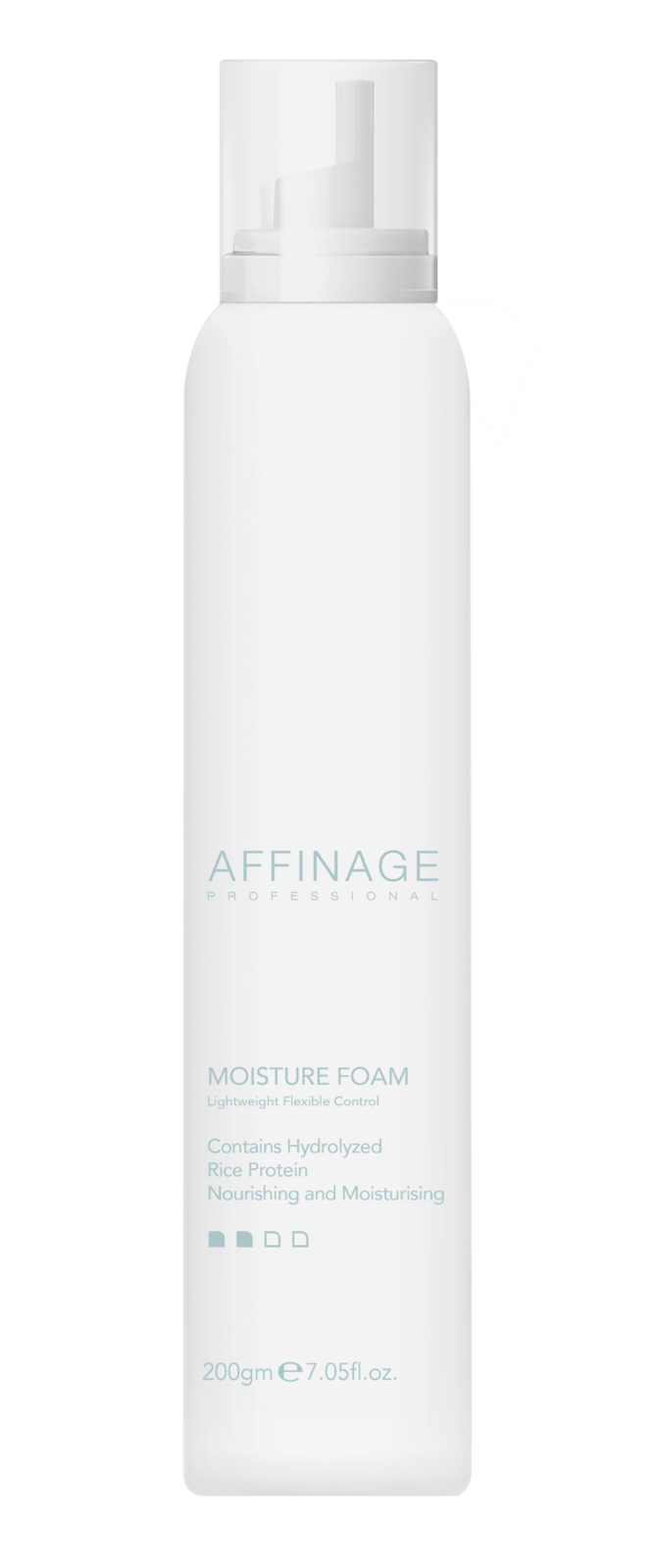 Affinage Professional Moisture foam, lightweight flexible control 200g - Australian Salon Discounters