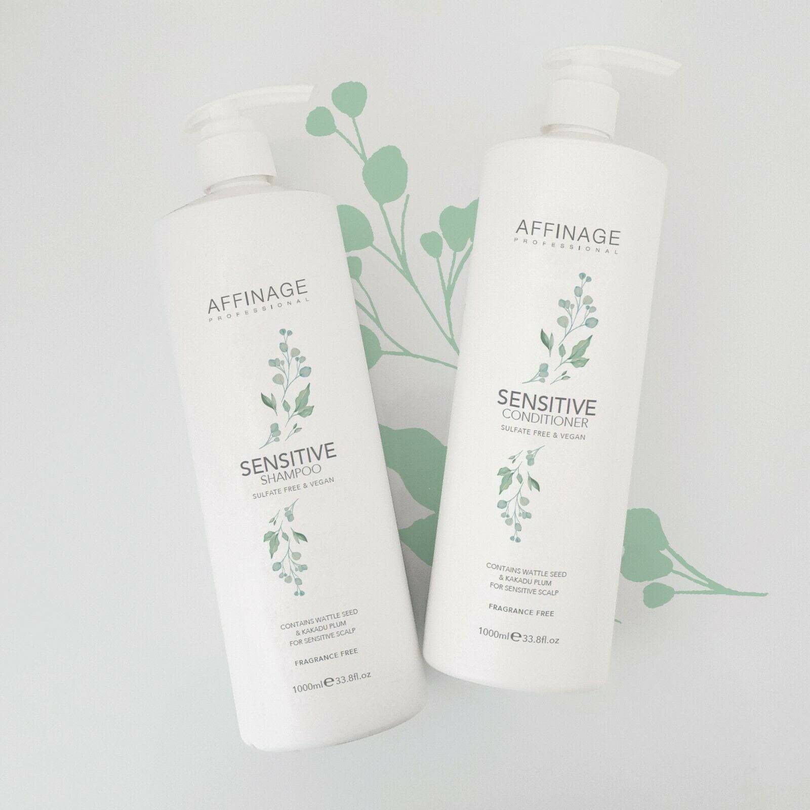 Affinage Professional Sensitive Shampoo & Conditioner 1lt Duo Coloured Hair - Australian Salon Discounters