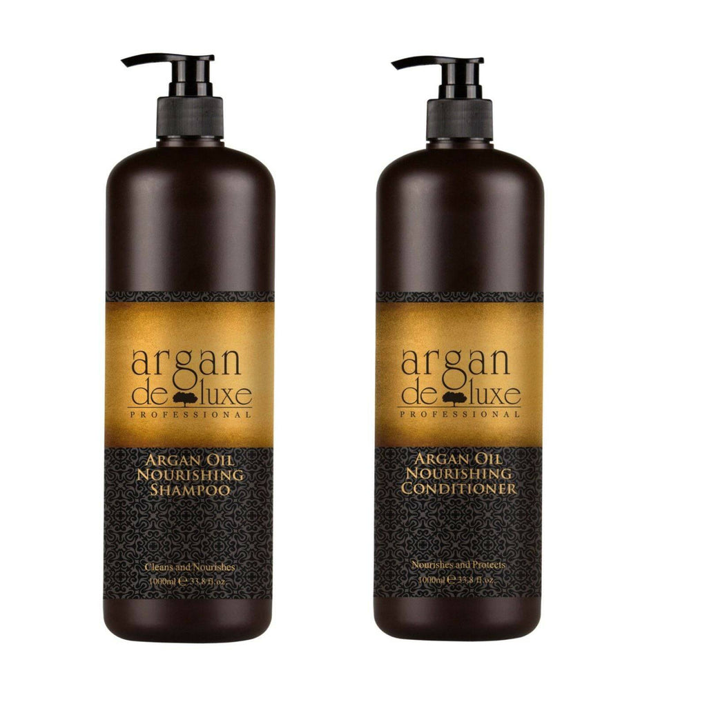 Argan De luxe Moroccan Professional Nourishing Shampoo, Conditioner 1lt each - Australian Salon Discounters