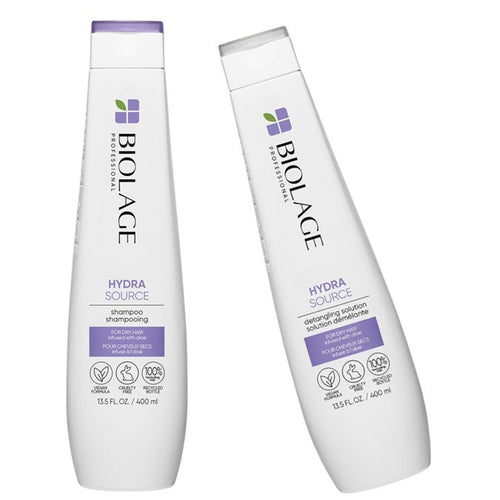 Biolage Hydrasource Shampoo & Detangling DUO - On Line Hair Depot