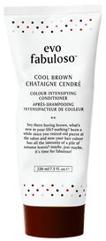 Evo Fabuloso Cool Brown a colour enhancing Conditioner 220mL - On Line Hair Depot