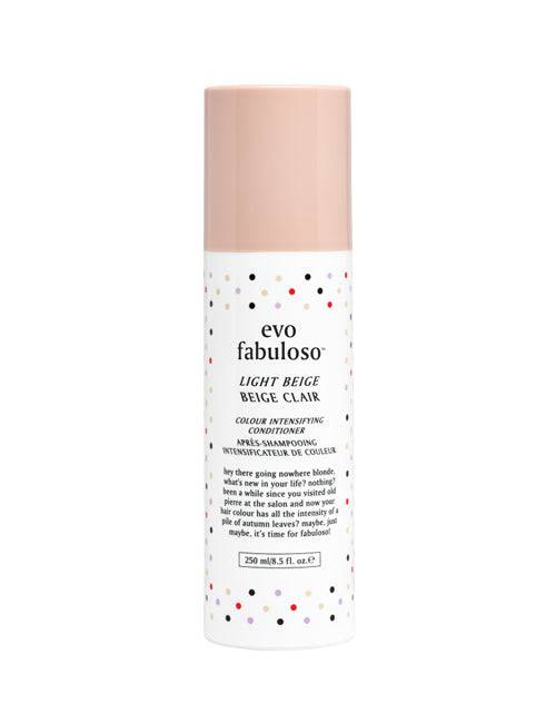 Evo Fabuloso Light Beige a colour enhancing Conditioner older label 250mL - On Line Hair Depot