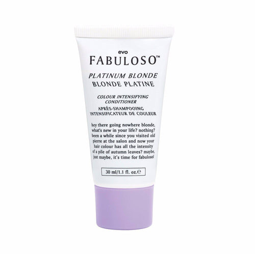 Fabuloso Platinum Blonde Color Intense Conditioner 30ml Travel by Evo - On Line Hair Depot