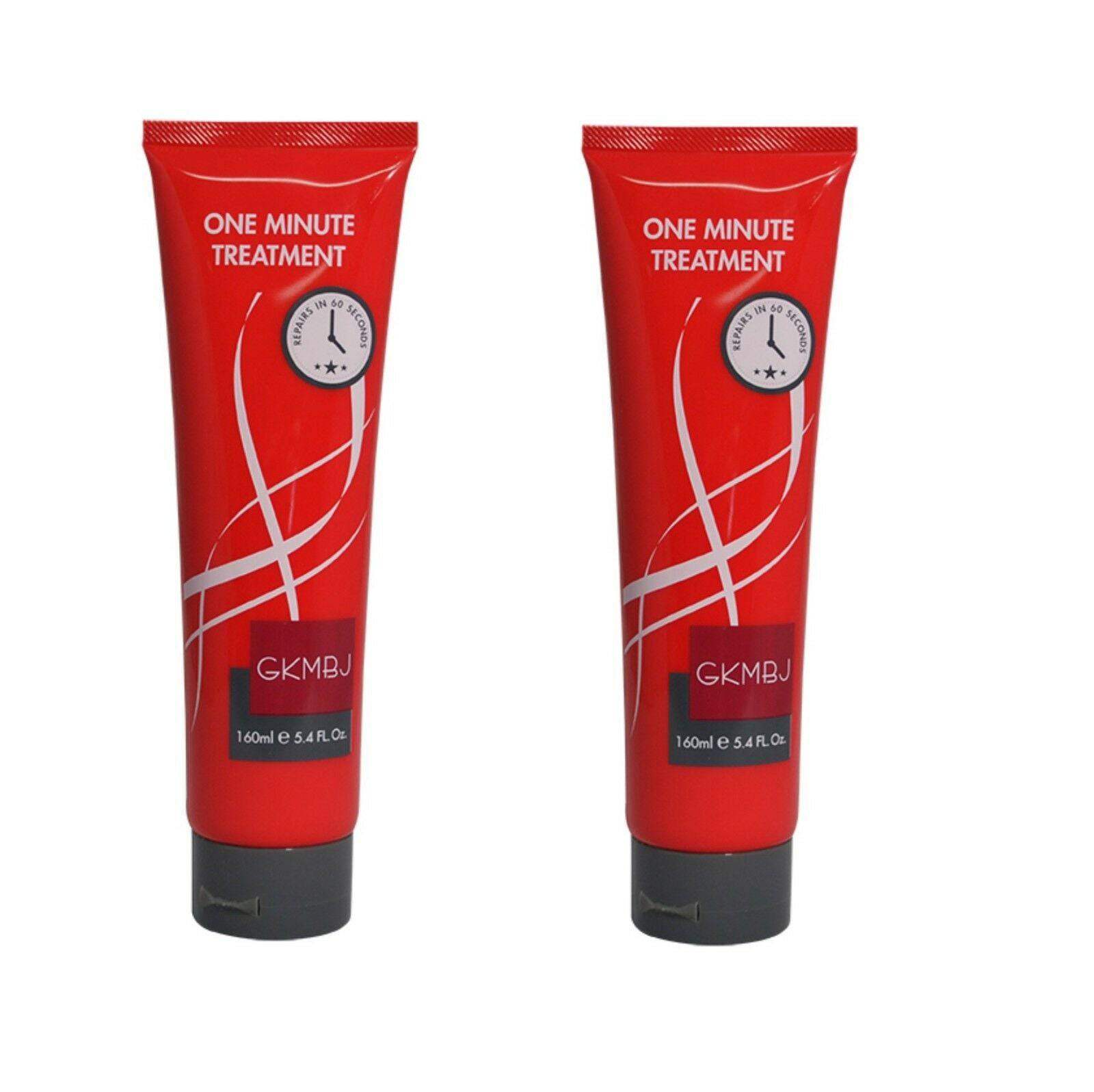 GKMBJ One Minute Treatment 160ml x 2 Repairs Damaged Hair Deeply Penetrating - Australian Salon Discounters