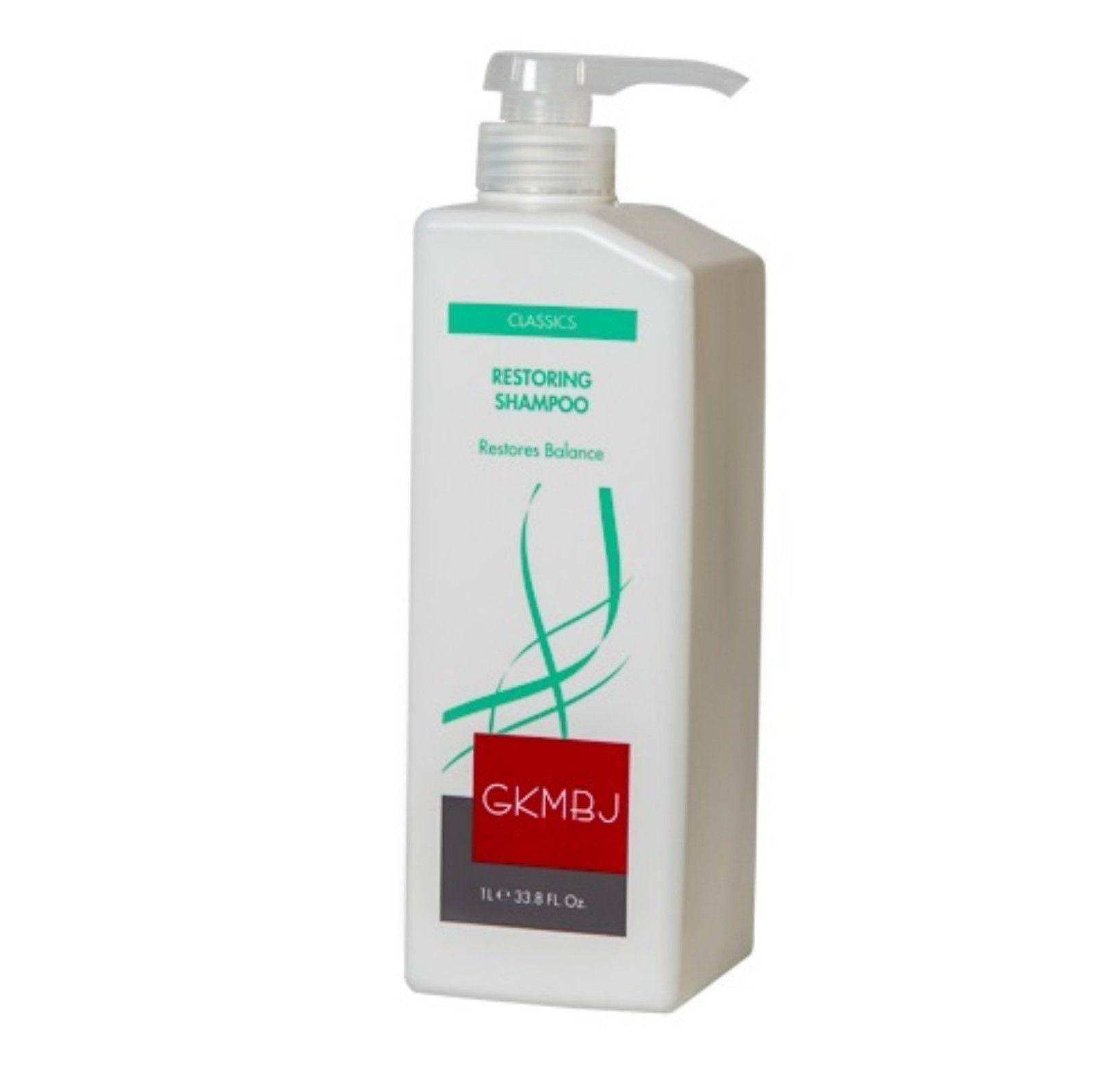 GKMBJ Restoring Shampoo 1 Litre Helps solve the problem of oily scalp - Australian Salon Discounters
