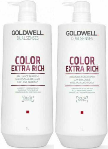 Goldwell Color Extra Rich Brilliance Shampoo & Conditioner Duo 1lts - On Line Hair Depot