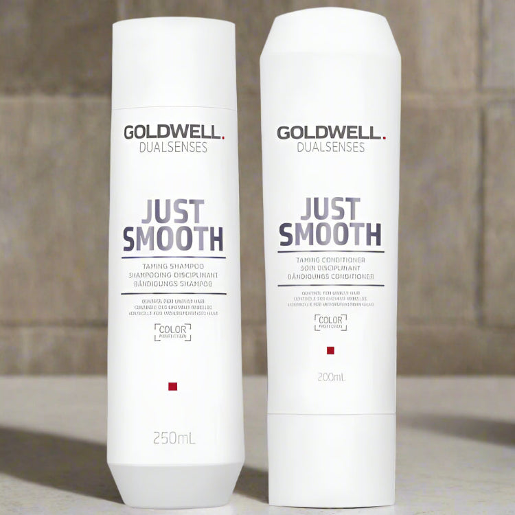 Goldwell Just Smooth Taming Shampoo and Conditioner 300ml Duo - On Line Hair Depot