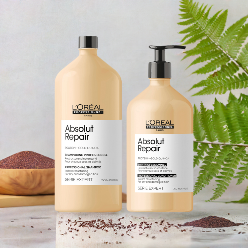 Loreal Professionnel Absolut Repair Duo Shampoo 1500ml & Conditioner 750ml - On Line Hair Depot