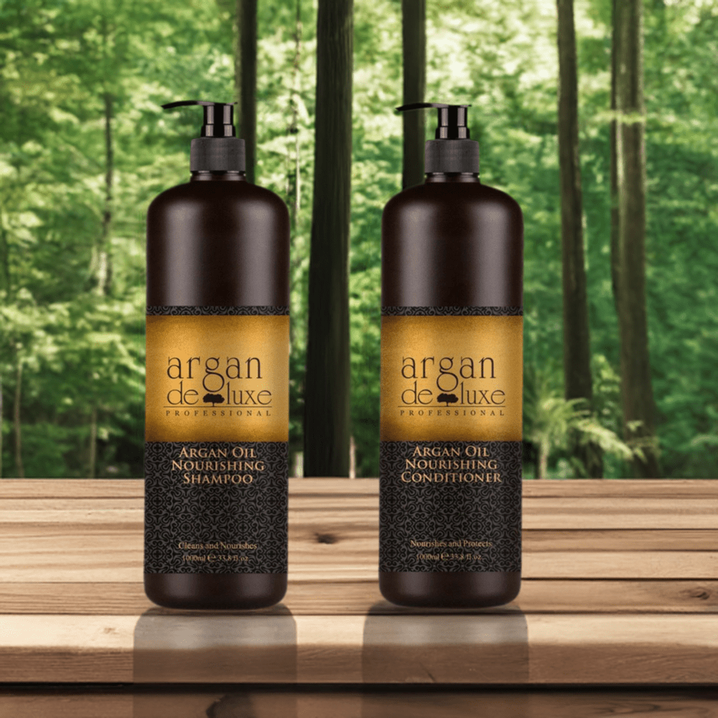 Argan De luxe Moroccan Professional Nourishing Shampoo, Conditioner 1lt each - Australian Salon Discounters