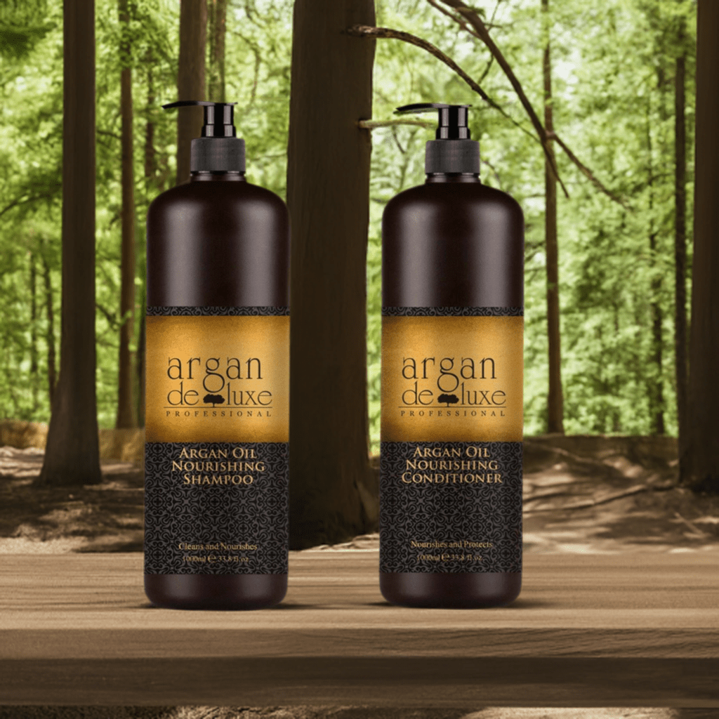 Argan De luxe Moroccan Professional Nourishing Shampoo, Conditioner 1lt each - Australian Salon Discounters