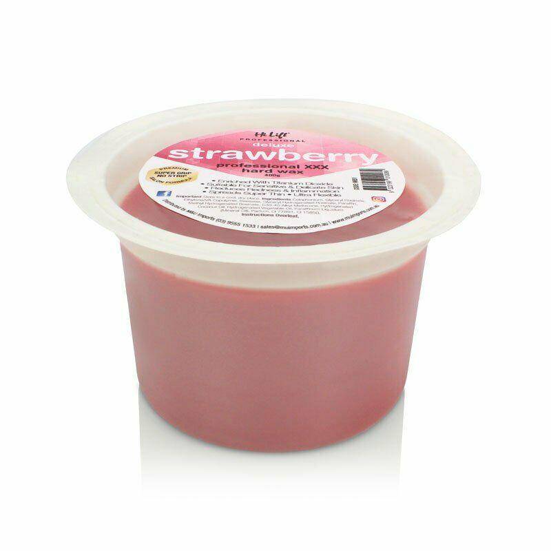 Hi Lift Professional Deluxe Strawberry XXX Hard Wax 400g - Australian Salon Discounters