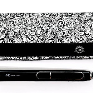 H2D Black Hair Straightener Iron with Protective Infrared Heat - Australian Salon Discounters