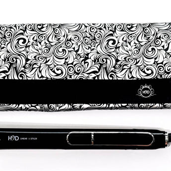 H2D Black Hair Straightener Iron with Protective Infrared Heat - Australian Salon Discounters