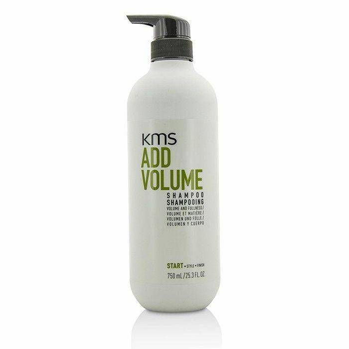 KMS Addvolume Shampoo Volume and Fullness 750ml Fine Hair - Australian Salon Discounters