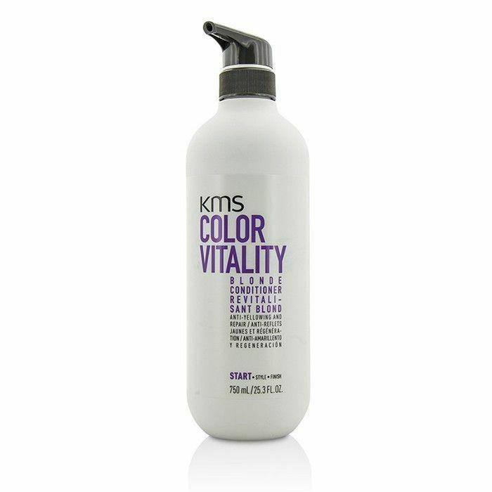 KMS Color Vitality Blonde Conditioner 750ml - Australian Salon Discounters