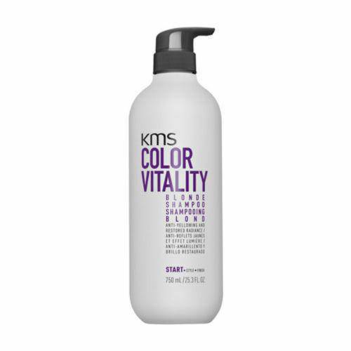 KMS Color Vitality Blonde Shampoo 750ml - Australian Salon Discounters
