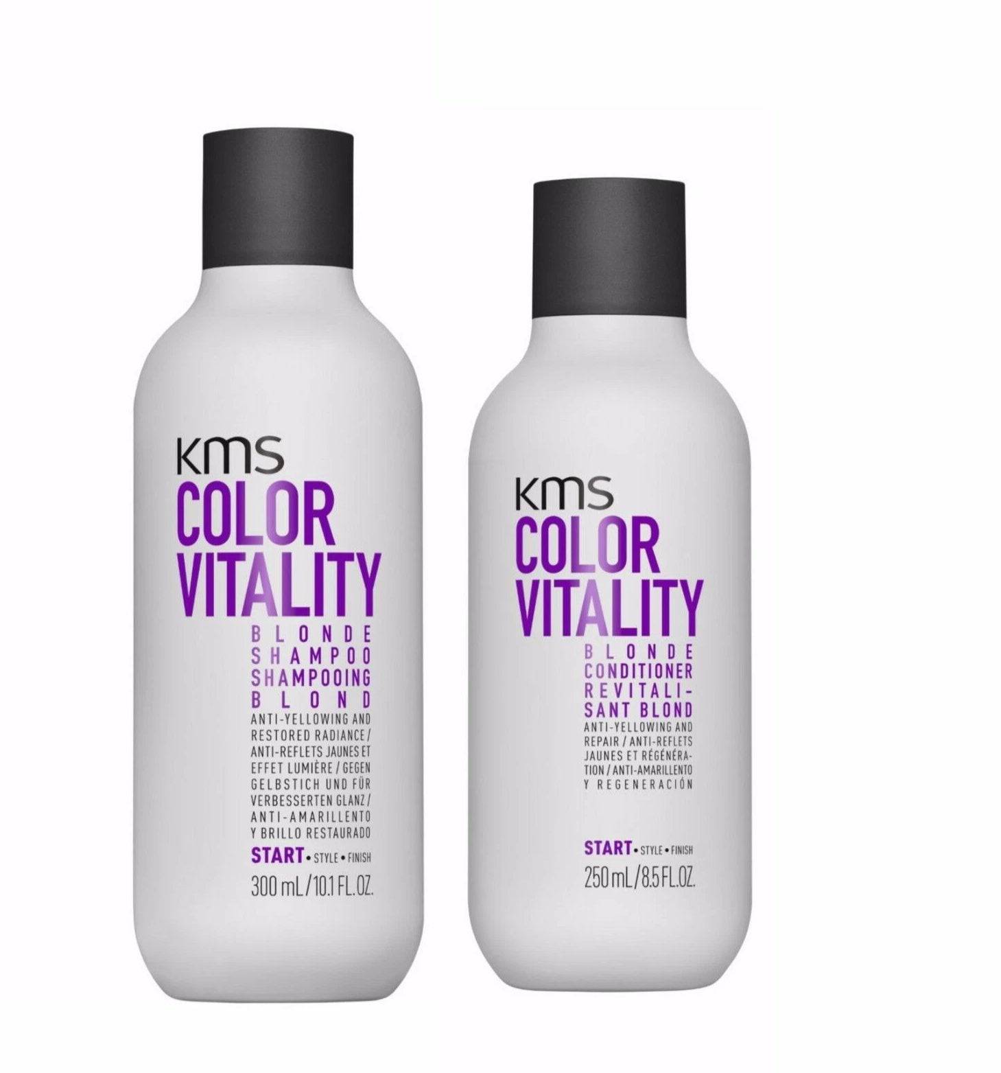 KMS Color Vitality Blonde Shampoo and Conditioner Duo Pack - Australian Salon Discounters