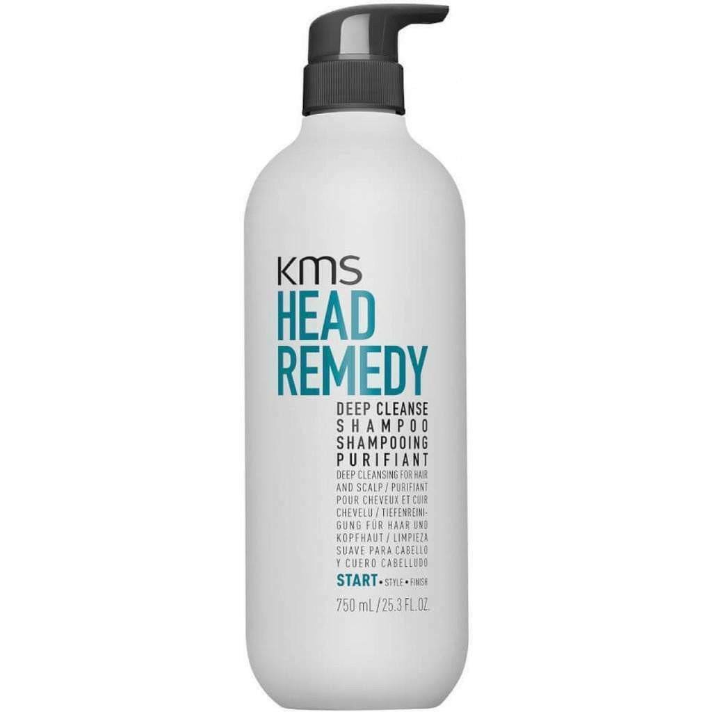 KMS Head Remedy Deep Cleanse Shampoo 750ml - Australian Salon Discounters