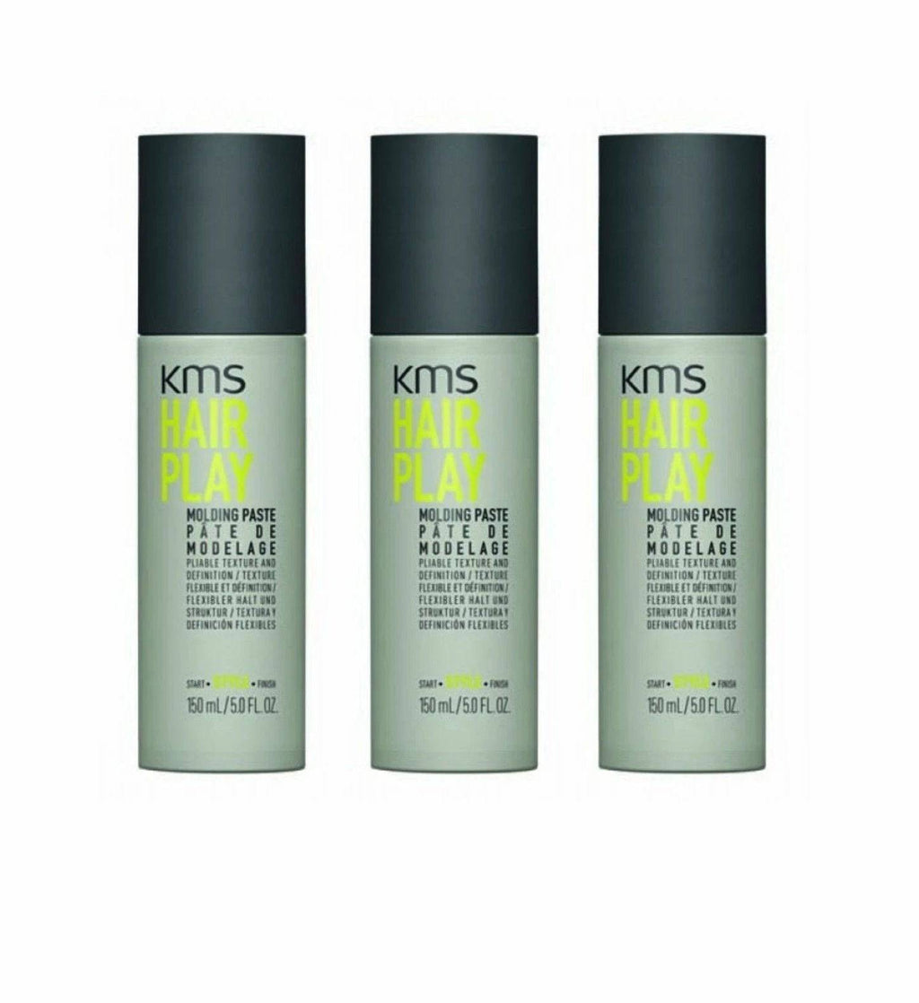 KMS Hair Play Molding Paste 150 ml Moulding x 3 - Australian Salon Discounters