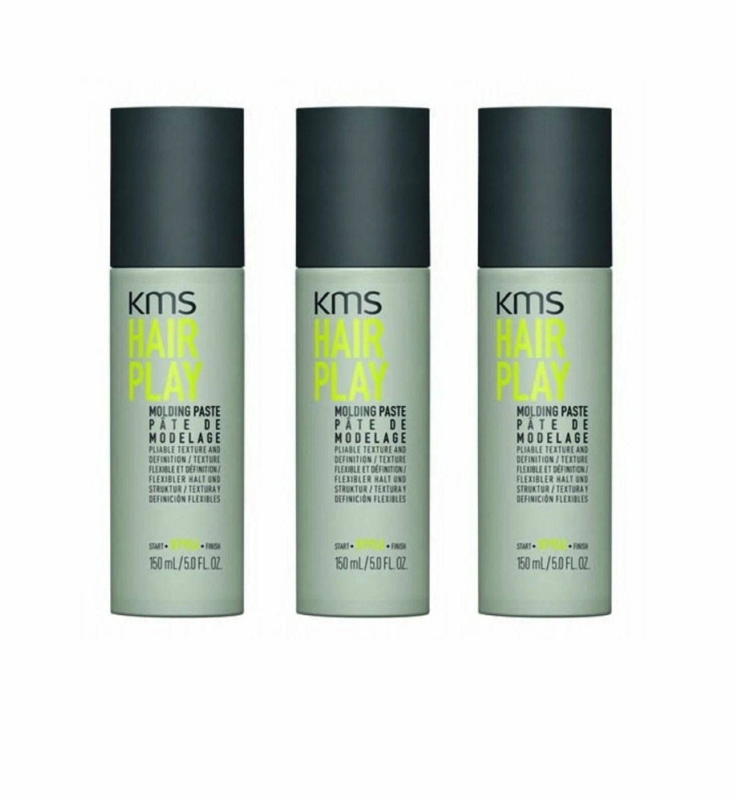 KMS Hair Play Molding Paste 150 ml Moulding x 3 - Australian Salon Discounters