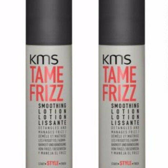 KMS Tame Frizz Smoothing lotion Duo 2 x 150ml - Australian Salon Discounters