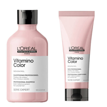 Loreal Professionnel Vitamino Color Shampoo 300 ml and Conditioner 200ml Color Duo Pack - On Line Hair Depot