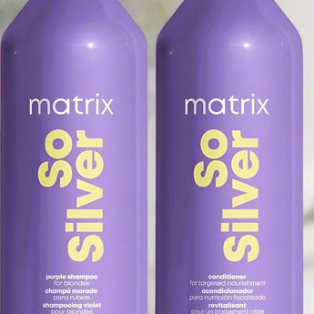 Matrix So Silver Shampoo and So Silver Conditioner Duo - Australian Salon Discounters