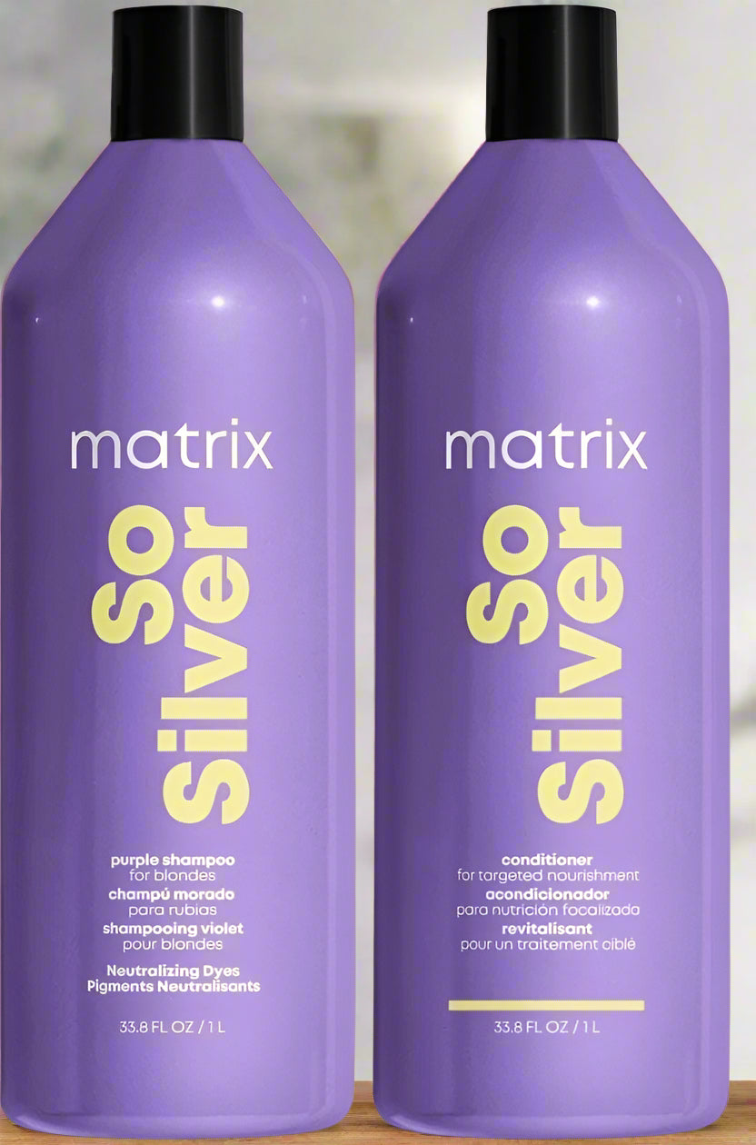 Matrix So Silver Shampoo and So Silver Conditioner Duo - Australian Salon Discounters