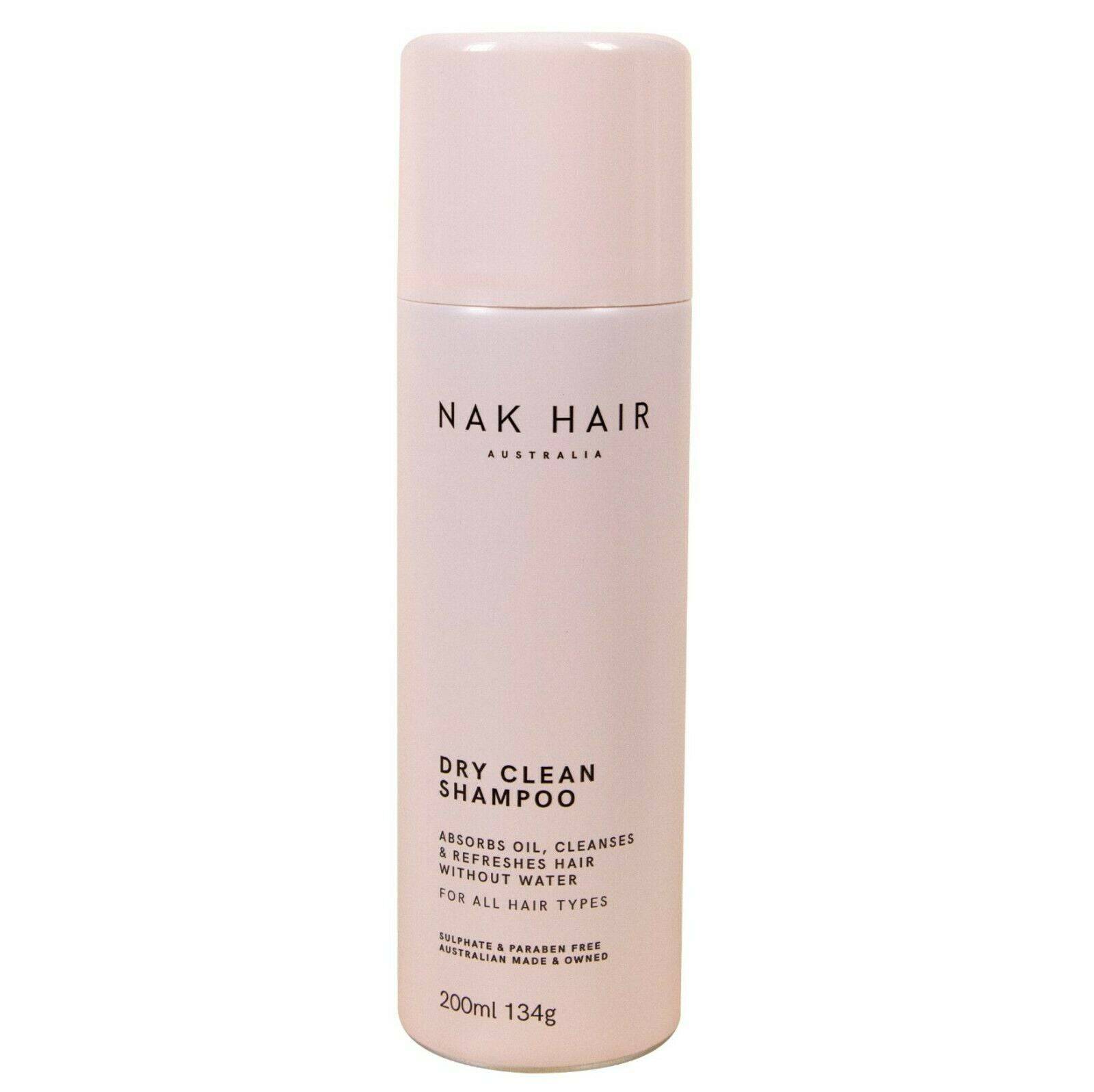 Nak Dry Clean Shampoo 200g a water free dry shampoo - Australian Salon Discounters