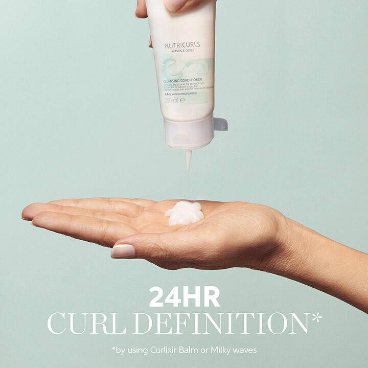 Wella Nutricurls Cleansing Conditioner for Waves & Curls 250ml - Australian Salon Discounters