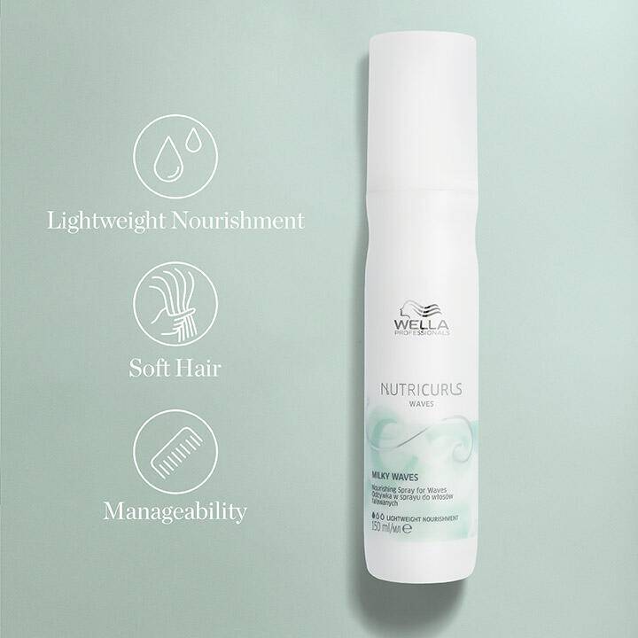 Wella Nutricurls Milky Waves Nourishing Leave in Spray for Waves - Australian Salon Discounters