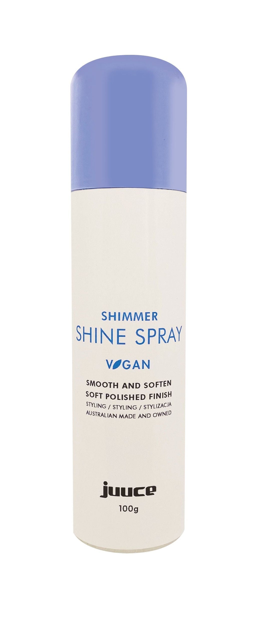 Juuce Shimmer Shine Spray to Smooth and Soften Polished Finish 100 g - On Line Hair Depot