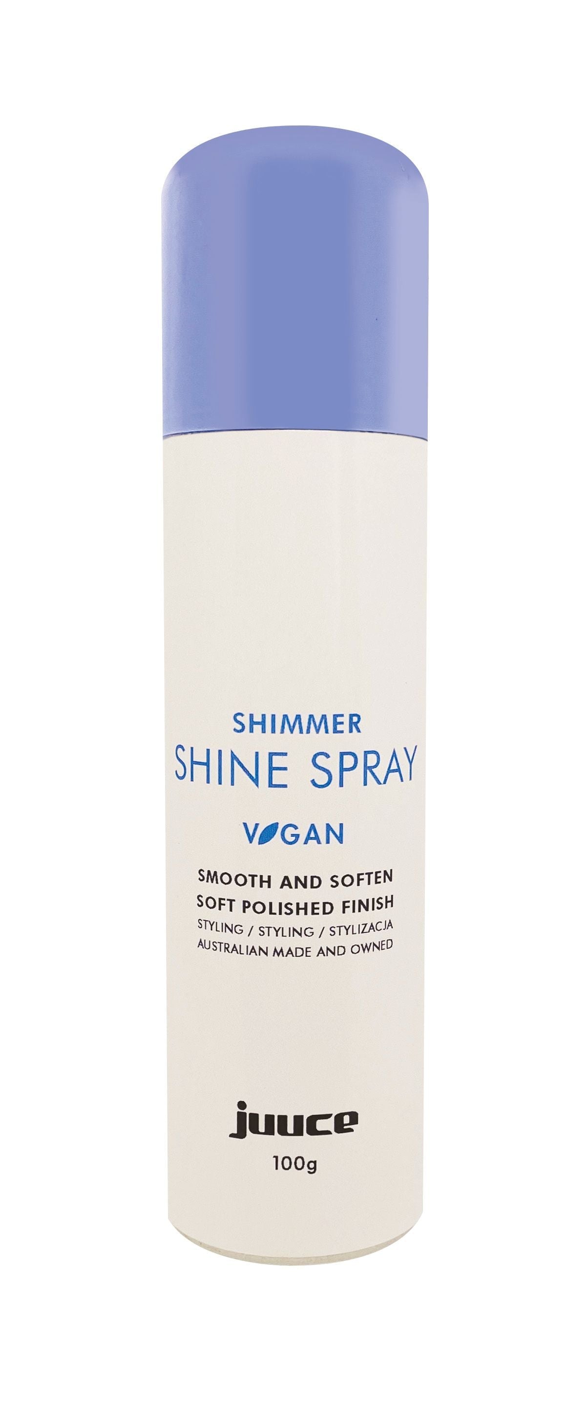 Juuce Shimmer Shine Spray to Smooth and Soften Polished Finish 100 g - On Line Hair Depot