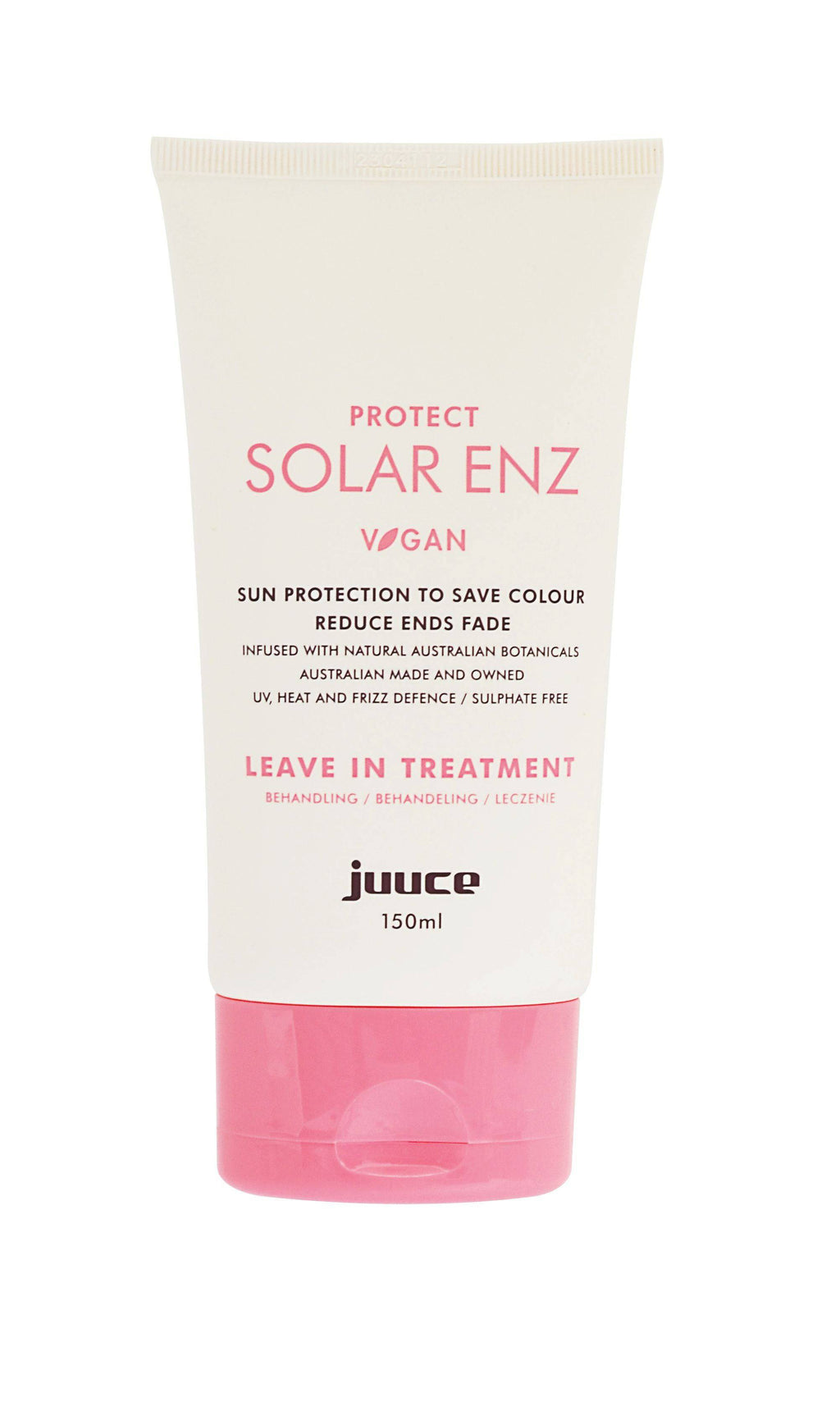 Juuce Solar enz Sun Protect Save Colour Shine Reduces ends Fade 150ml x 2 - Australian Salon Discounters