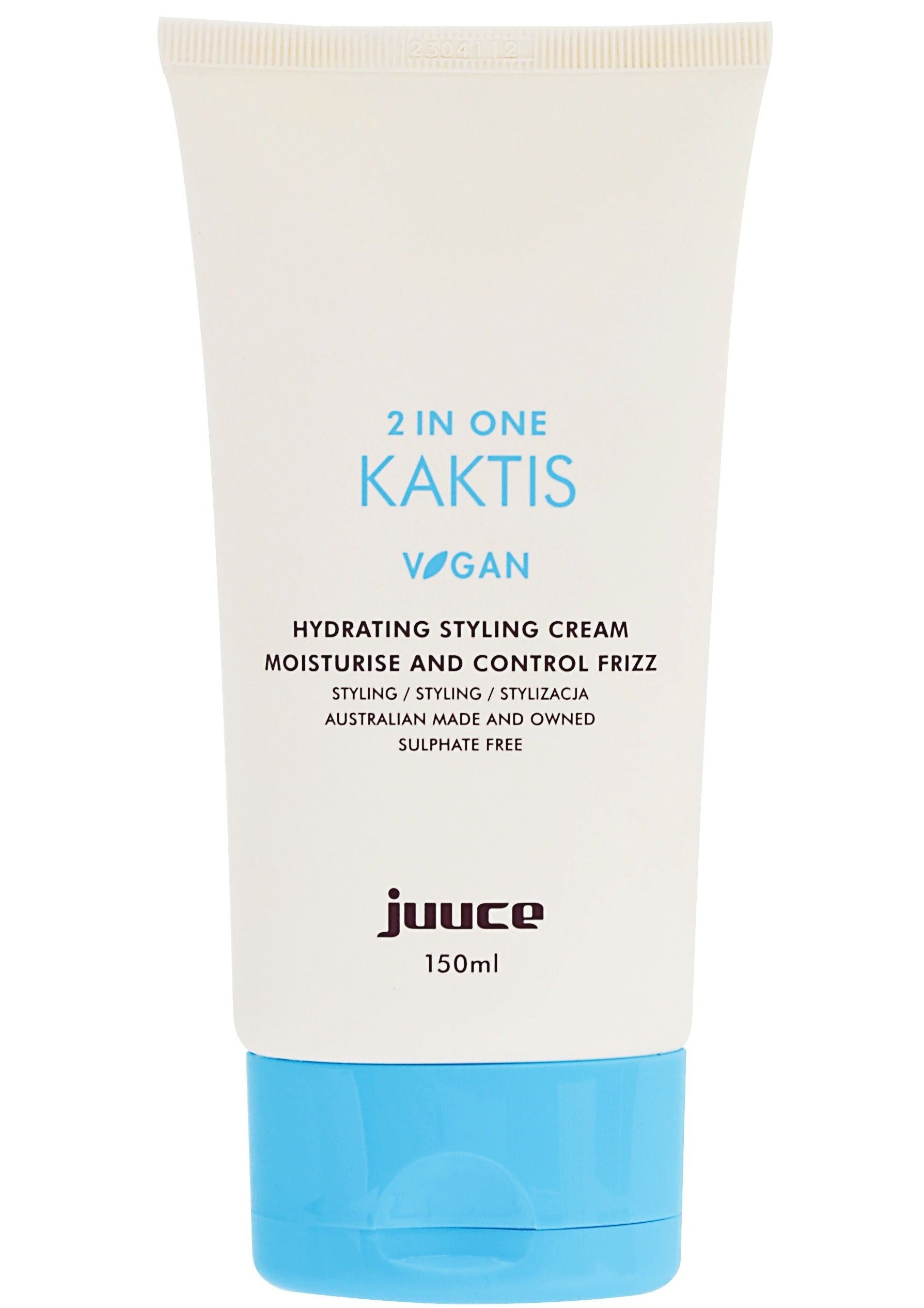 Juuce Kaktis Hydrating Styling Cream 150ml Moisturise and Control Frizz - On Line Hair Depot