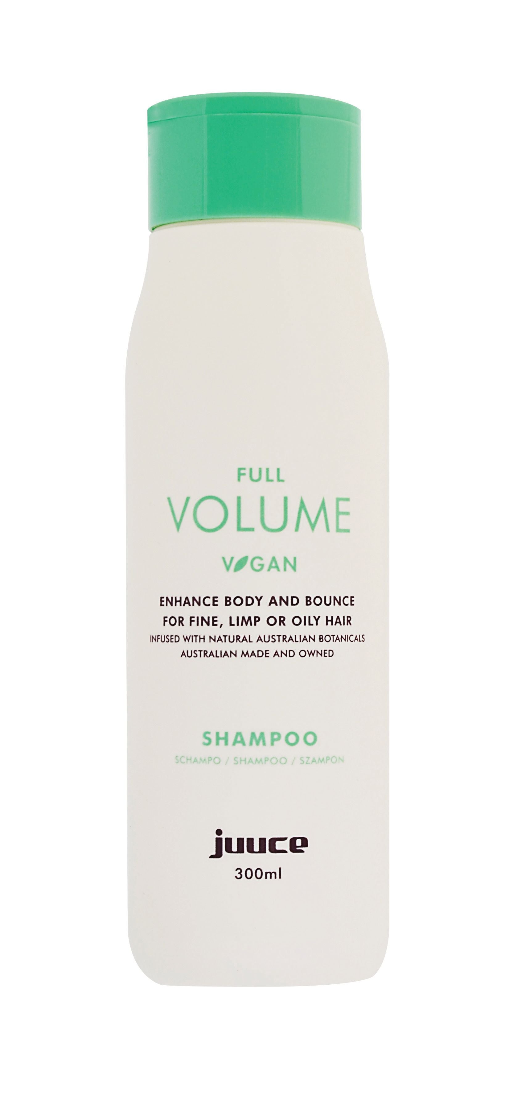 Juuce Full Volume Shampoo Enhance Body and Bounce in Hair 300 ml    . - On Line Hair Depot