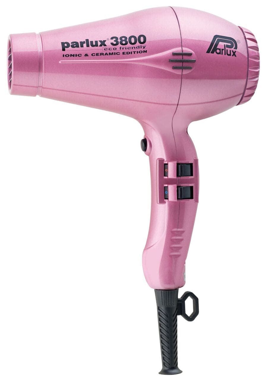 Parlux 3800 Ceramic & Ionic Hair Dryer 2100W - Pink - On Line Hair Depot