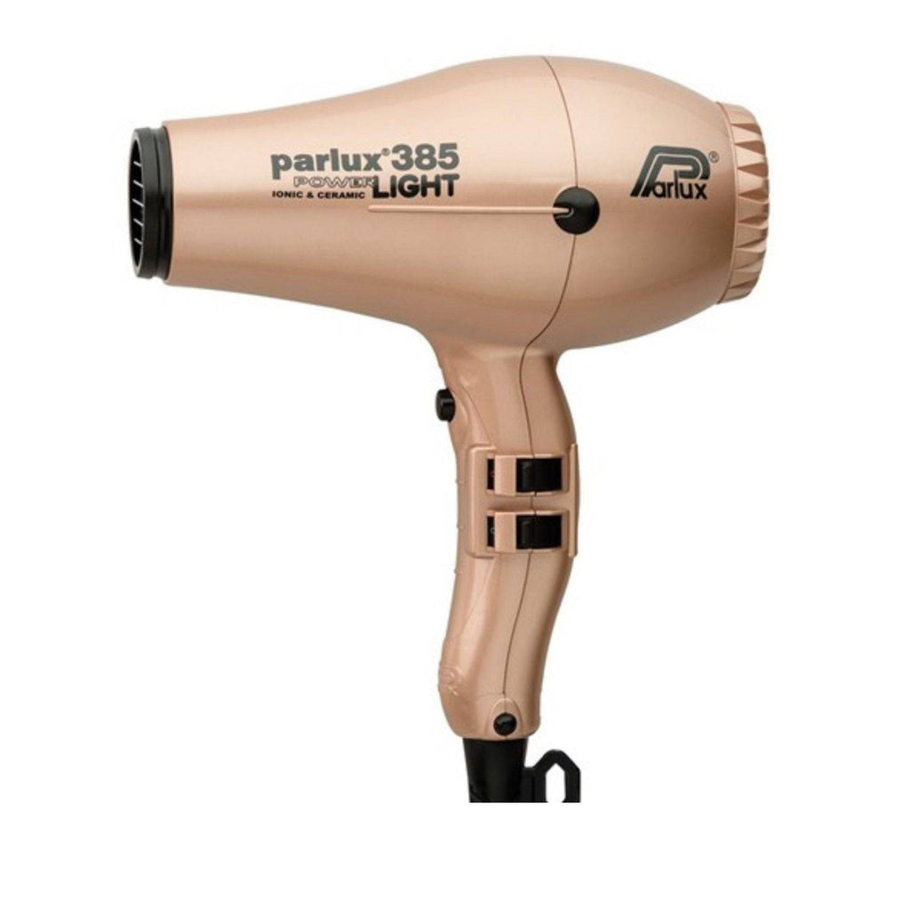 Parlux 385 Power Light Ceramic & Ionic Hair Dryer 2150W Light Gold - On Line Hair Depot
