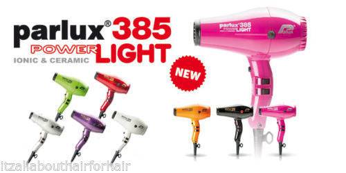Parlux 385 Power Light Ceramic & Ionic Hair Dryer 2150W White - On Line Hair Depot