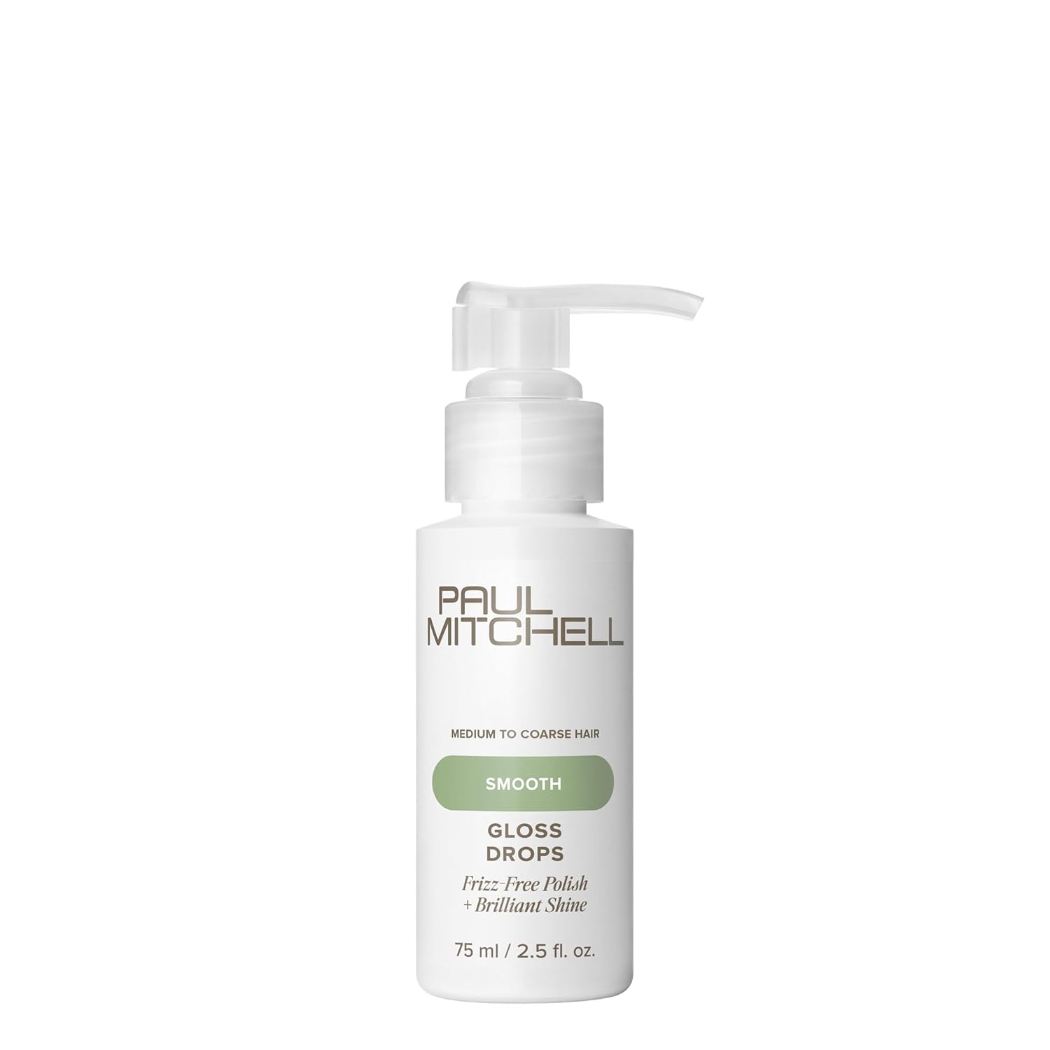 Paul Mitchell Smooth Gloss Drops Shine Serum, Frizz-Free Polish, Brilliant Shine, For Medium To Coarse Hair - On Line Hair Depot
