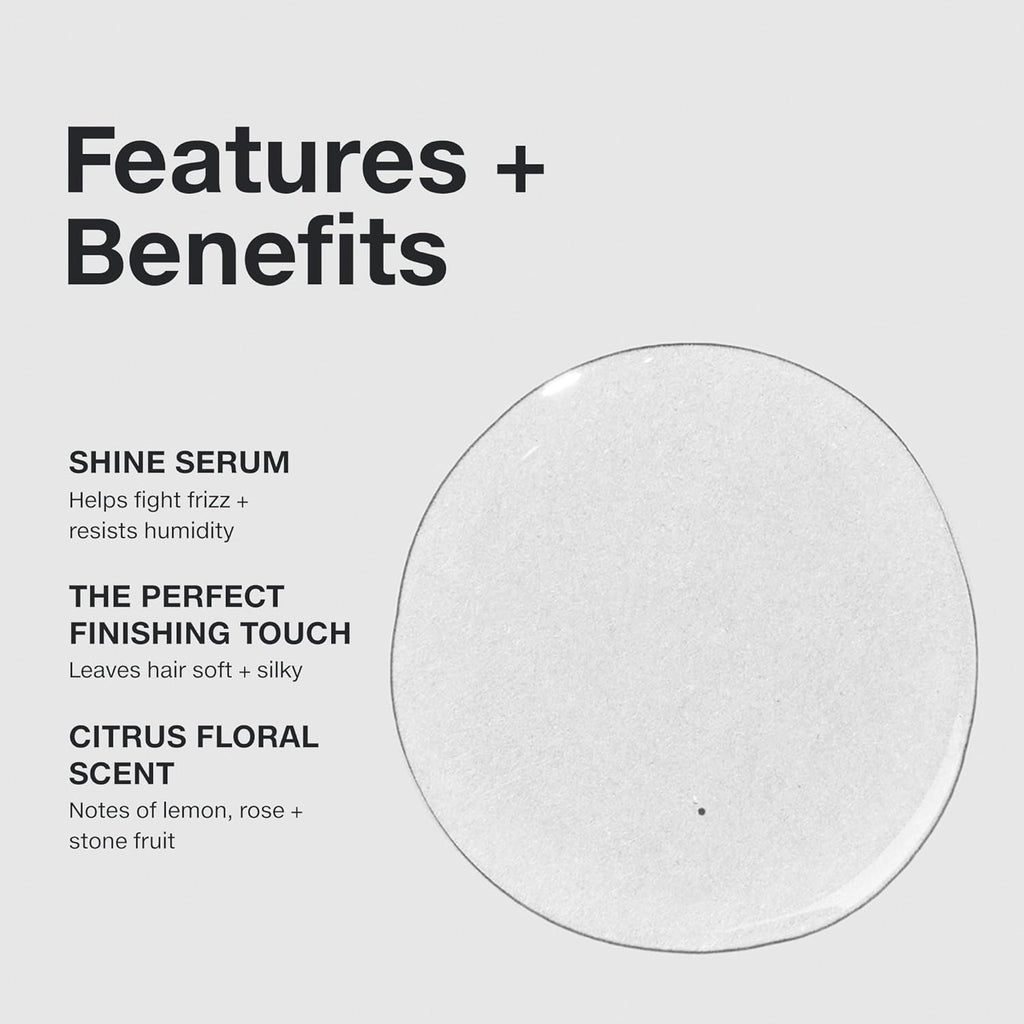 Paul Mitchell Smooth Gloss Drops Shine Serum, Frizz-Free Polish, Brilliant Shine, For Medium To Coarse Hair - On Line Hair Depot