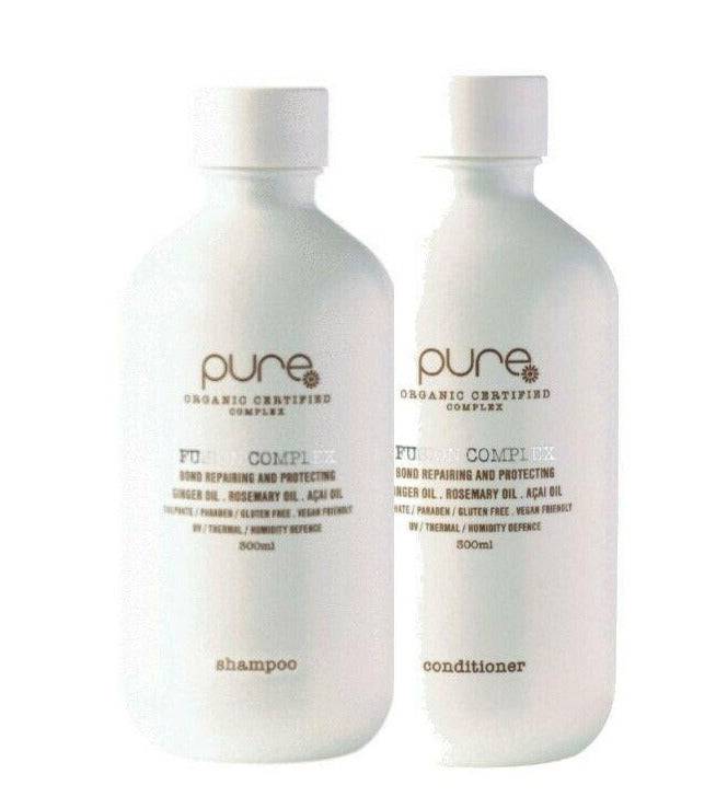 Pure Fusion Complex Bond repairing and Protecting Shampoo and Conditioner 300ml each - On Line Hair Depot