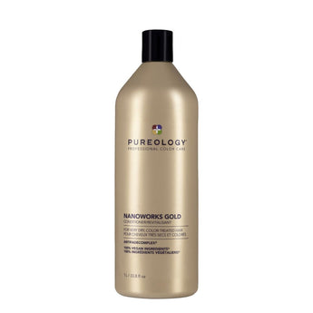 Pureology Nanoworks Gold Conditioner 1lt Restores and Strengthens Hair - On Line Hair Depot