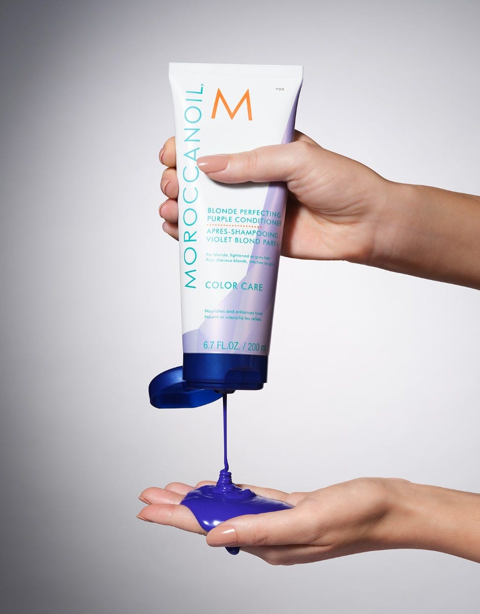 Moroccanoil Blonde Perfecting Purple Conditioner - On Line Hair Depot