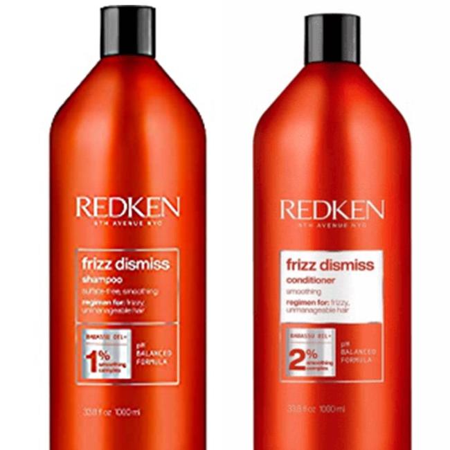 Redken Frizz Dismiss 1lt Duo for Humidity protection and Smoothing Sulfate Free - On Line Hair Depot