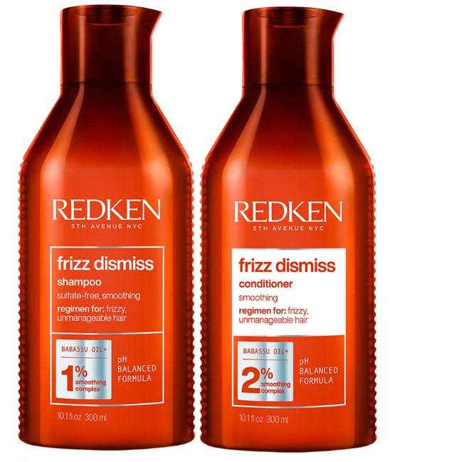 Redken Frizz Dismiss Shampoo & Conditioner Duo for humidity protection and Smoothing