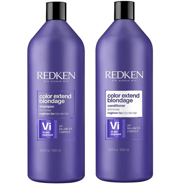 Redken Color Extend Blondage Shampoo & Conditioner 1lt Duo for toning & Strengthening