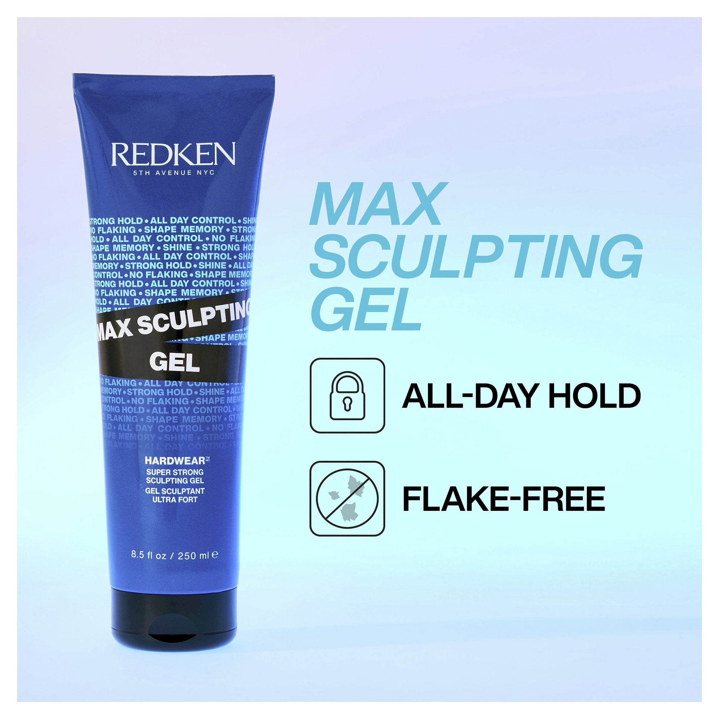 Redken Styling Max Sculpting Hardwear Super Strong Gel 250ml - On Line Hair Depot